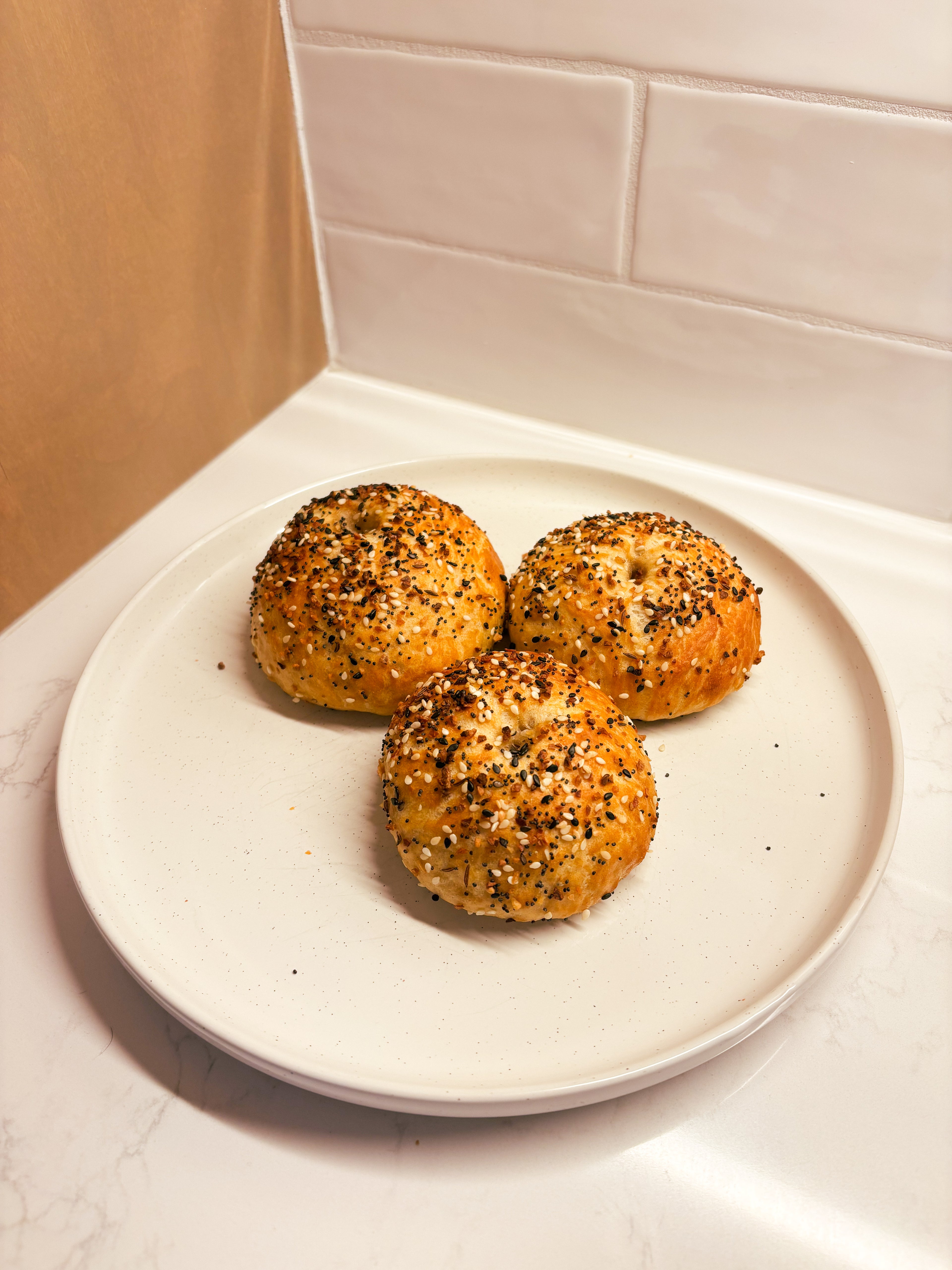 Sourdough Everything Bagels