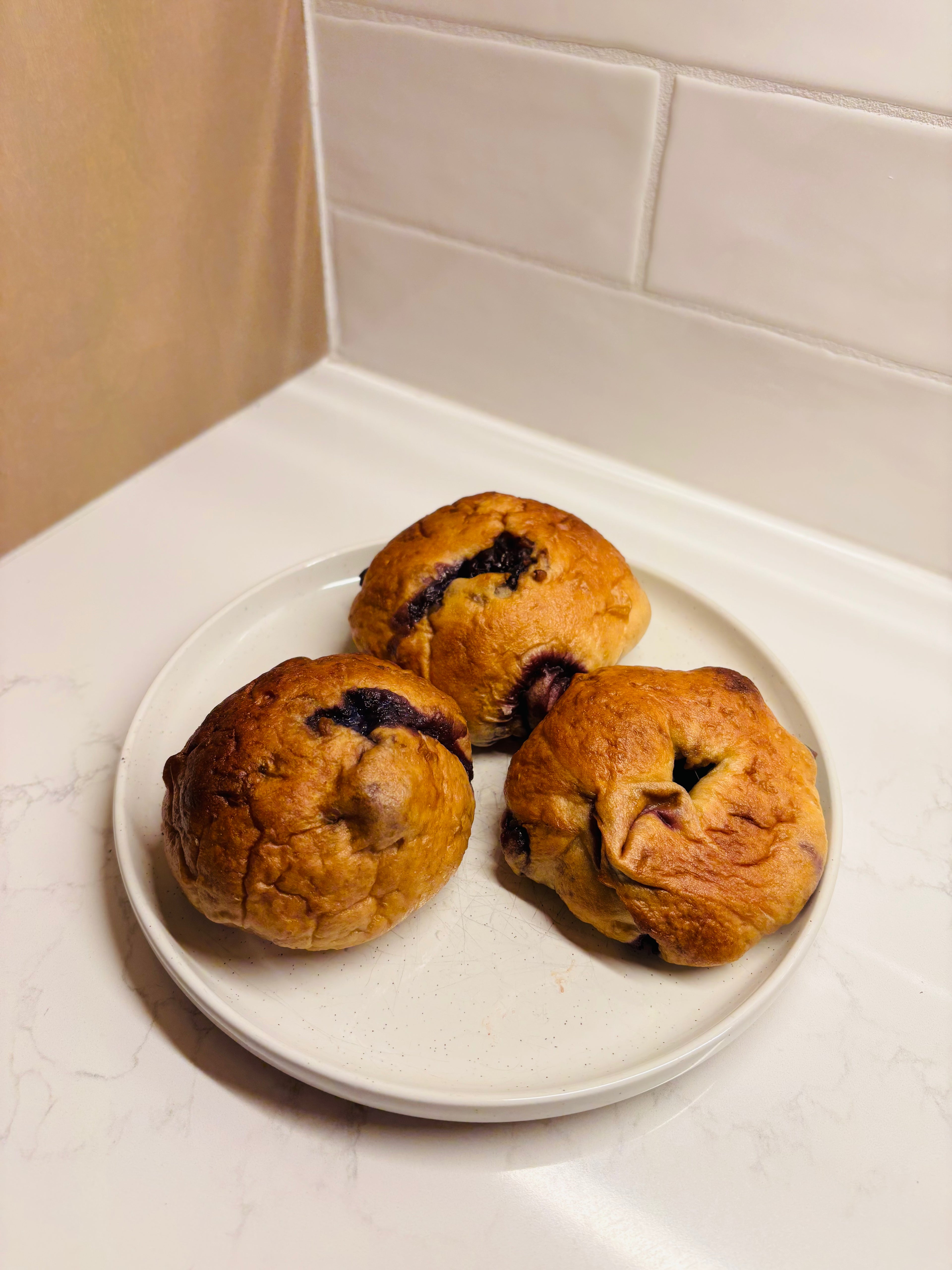 Sourdough Blueberry Bagels